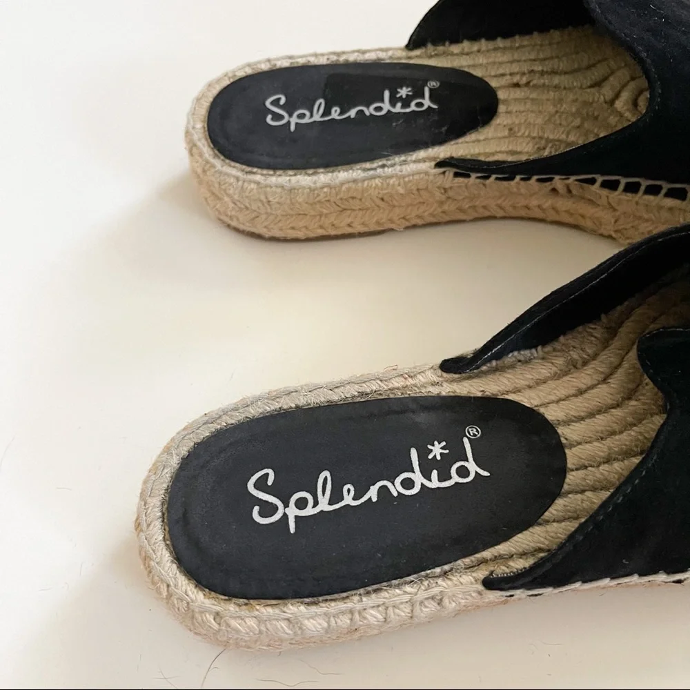 Splendid Franci Espadrille Slide Suede Sandal